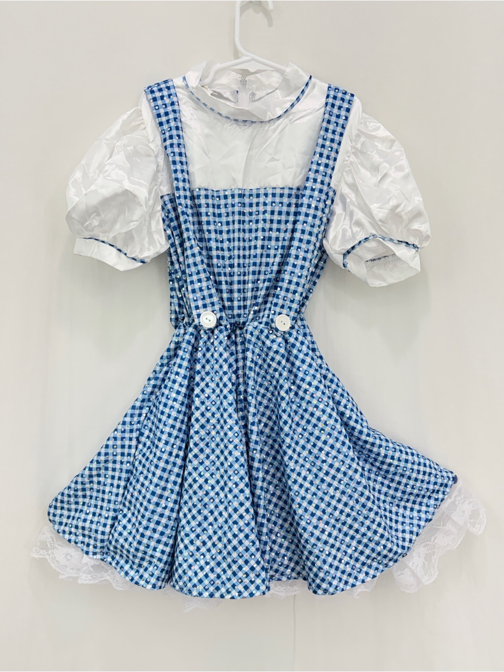 Rubies Wizard of Oz Halloween Dress Up costume Dorothy Dress Rhinestone Sz 6